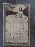 1924 Autocrat Linen Stationary Advertising Calendar