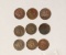 (9) Indian Head Cents