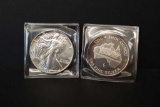 (2) 1 Oz.Silver Bullion Coins