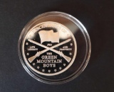 Descendants of The Green Mountain Boys Commemorative 1 Oz. .999 Silver Coin