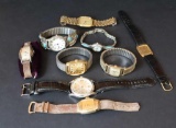(9) Vintage Wrist Watches