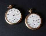 (2) Antique Gold Filled Pocket Watches