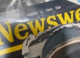 (4) Newsweek Magazines featuring the 1969 moon landing
