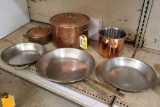 (6) Copper Cookware Pieces