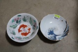 (2) Oriental Bowls