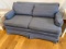 Blue Upholstered Sofa