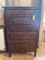 Five Drawer Oak Chest