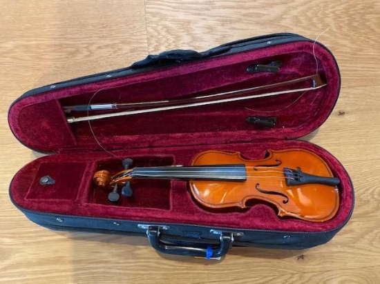 Half Size Violin with case & bow