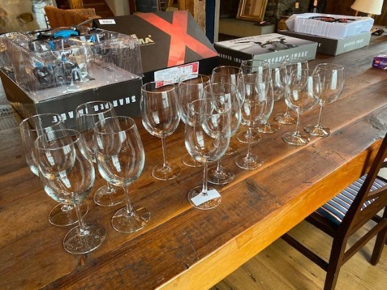(15) Assorted Wine Stems