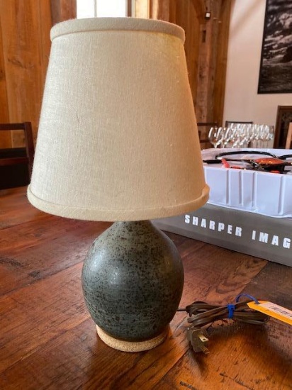 Hand Thrown Pottery Lamp