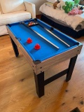 Lancaster Gaming Company Model CBF048_017P Kid's Sized Pool Table / Foosball / Air Hockey Unit