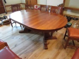 Stickley Cherry Dining Table & (8) Chairs