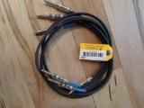 (3) 3' Guitar Cables