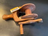 Vintage Hand Made Wood Reel