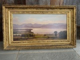 Charles L. Heyde Oil on Canvas Painting 