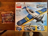 (2) Lego Sets: 31011 Aviation Adventures & 30425 Ninjago