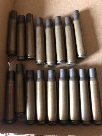 (15) SL4 50 Caliber Brass Shell Casings