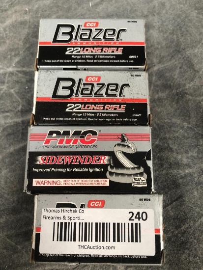 (200) .22 LR Cartridges