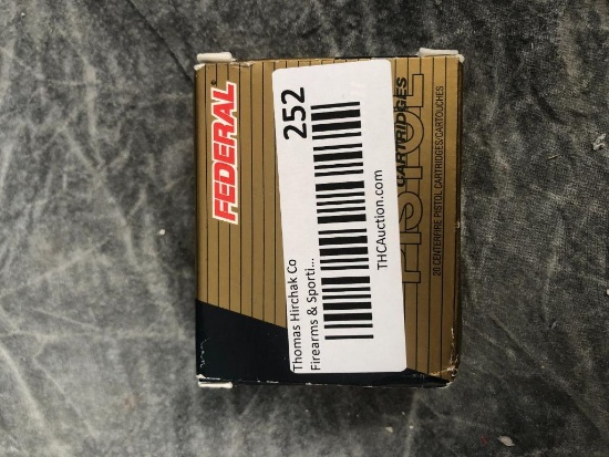 (20) Federal Premium .32 Auto Cartridges