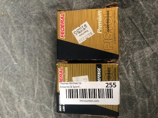 (40) Federal Premium .380 Auto Cartridges
