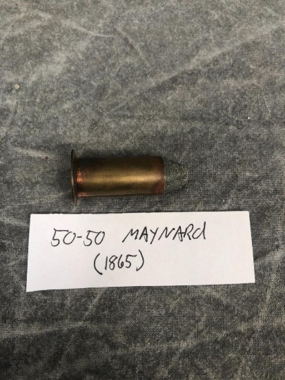Antique .50-50 Maynard Cartridge (1865)