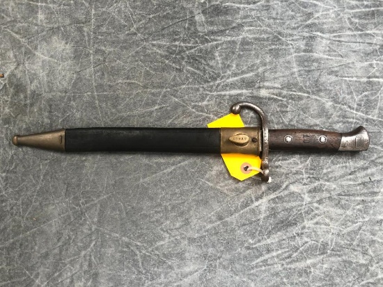 Belgian Model 1899 Civil Guard Bayonet & Scabbard