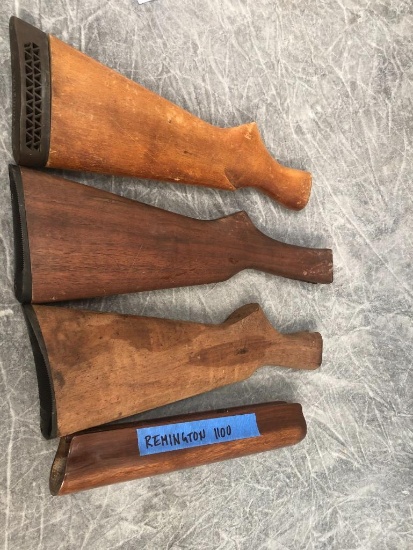 (3) Stock & Remington 1100 .12 ga. Forend