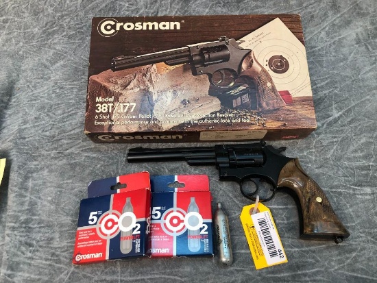 Crosman Model 38T Double Action Air Revolver