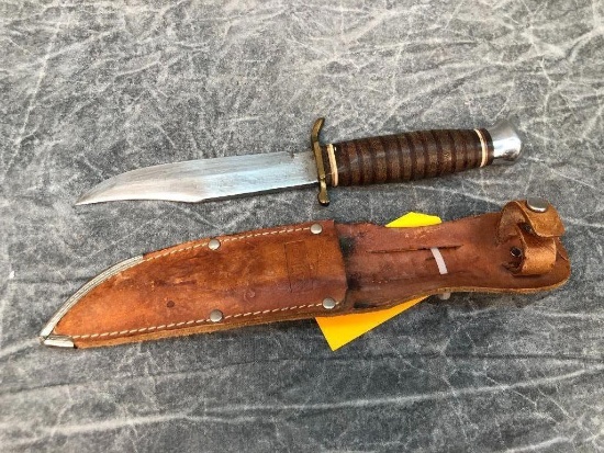 Vintage Compass Sheath Knife