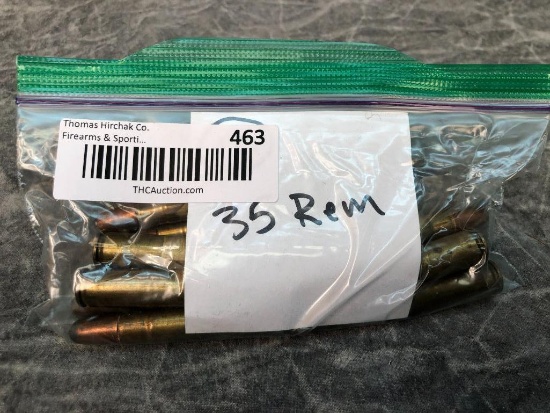 (12) .35 Remington Cartridges