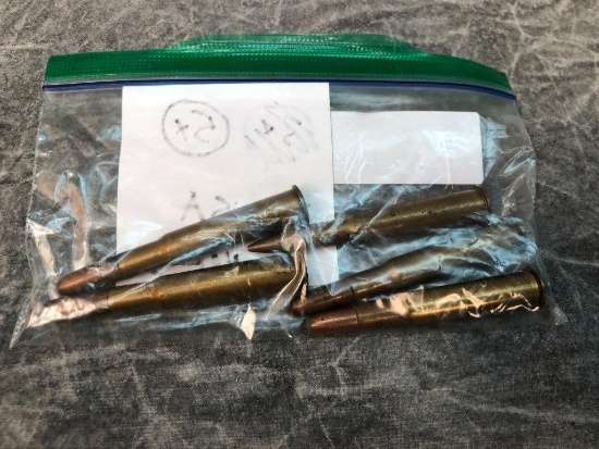 (5) .30-40 Krag Cartridges