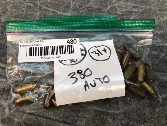 (31) .380 Auto Cartridges