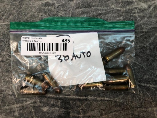(12) .38 Auto Cartridges