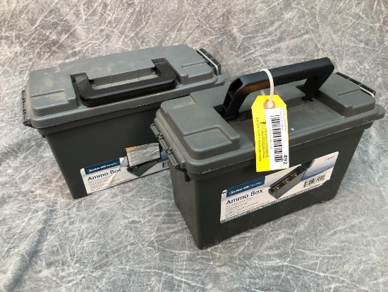 (2) Ammo Boxes