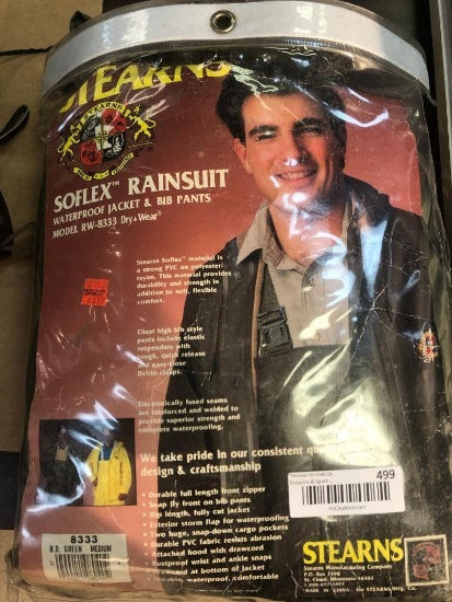 Stearns Soflex Jacket & Bibs Rain suit