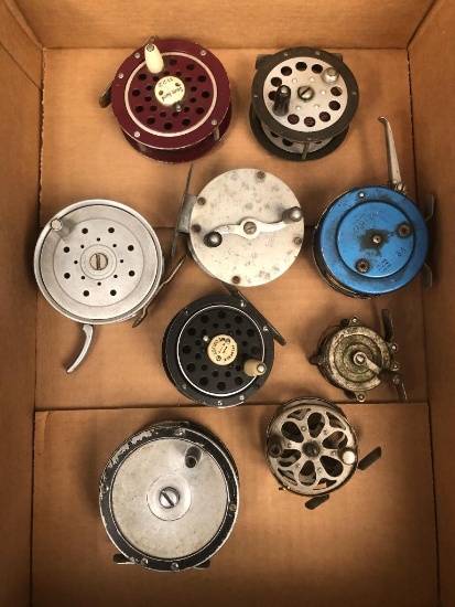 (9) Vintage Fly Reels