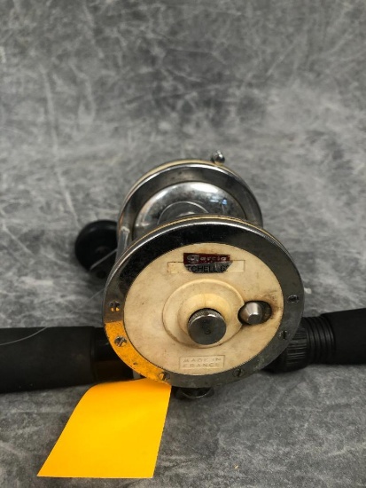 Red Wolf 8' Med-Heavy Boat Rod with Garcia Mitchell Reel