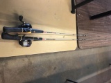 (3) Spin Casting Rods with Reels