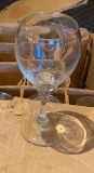 (28) Libbey Teardrop Wine Glasses #3957