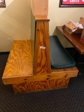 Custom Double-Sided Booth Seat