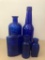 (5) Blue Bottles incl. Poison