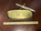 Asian (2) Japanese Paper Items and Chinese Brass Desk Set