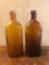 (2) Warner Safe Cure Bottles