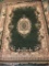 Hand Knotted Carved Indian Carpet