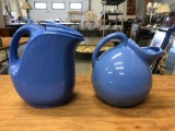 Hall Refrigerator Juice Pitcher and Unmarked Water Pitcher