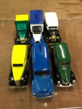 (6) Diecast Ertl Banks