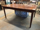 Mid Century Rosewood Draw Leaf Dining Table