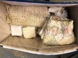 (40+/-) Lbs of Vintage Linens