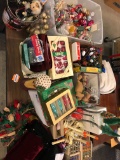 Double Table Lot of Christmas Items