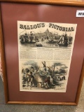 Ballou's Pictorial Page March 1, 1856 Regarding Vermont Seal etc